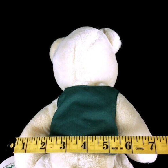 Applause 1988 Welcome Friends jointed teddy bear plush toy animal with vest - Picture 8 of 11